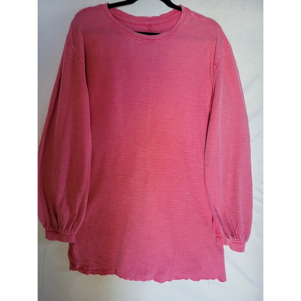 Free people we the free Women's Soul Oversized T-Shirt Size M Pink - Picture 5 of 13